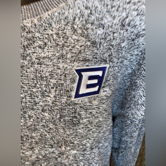 Emory‎ University College Fleece Spirit Jersey Gray Sweatshirt Size Small - Picture 3 of 7